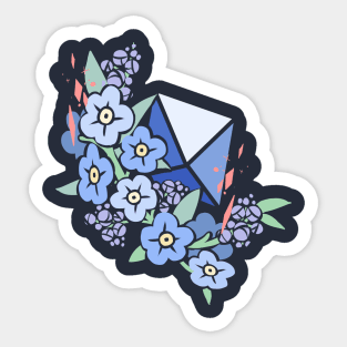 Pretty Poly Forget Me Not Sticker